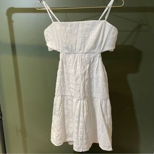 White Mini Summer Dress